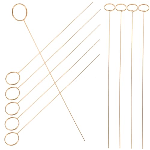 Angoily 10 Stück Runde Goldene Blumen Kartenhalter Metall Memo Clips für Tischkarten Hochzeit Party Dekoration für Namenskarten Fotos und Menükarten von Angoily