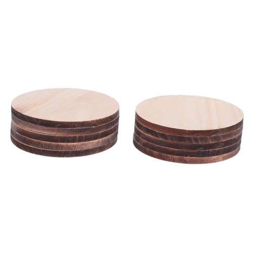 Angoily 10 Stück Runde Holzscheiben Unbehandelte Holzteile zum Basteln DIY Malen Langlebige Leichte Holzplatten für Kreative Handwerksprojekte Angoily 10 Stück Runde Holzscheiben Unbehandelte Holzteile zum Basteln DIY Malen Langlebige Leichte Holzplatten für Kreative Handwerksprojekte von Angoily