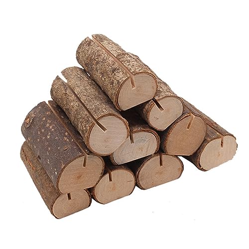 Angoily 10 Stück Rustikale Holzbaumstumpf Memo Halter Stabile Tischkartenhalter für Hochzeiten Partys Restaurants Dekoration Holz Foto Clip Halter Angoily 10 Stück Rustikale Holzbaumstumpf Memo Halter Stabile Tischkartenhalter für Hochzeiten Partys Restaurants Dekoration Holz Foto Clip Halter von Angoily