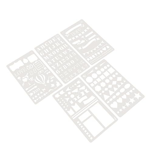 Angoily 10 Stück Schablonen für Malerei Diy Handlettering Blumenmuster Wiederverwendbare Vorlagen für Tagebuch Scrapbooking und Bastelprojekte für Kunstliebhaber Angoily 10 Stück Schablonen für Malerei Diy Handlettering Blumenmuster Wiederverwendbare Vorlagen für Tagebuch Scrapbooking und Bastelprojekte für Kunstliebhaber von Angoily