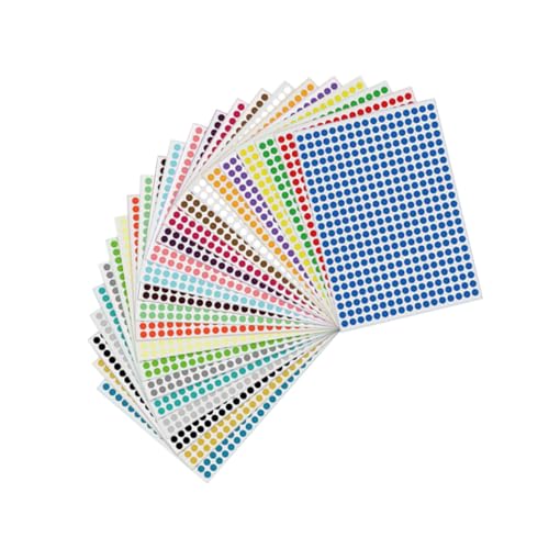 Angoily 10 Stück Selbstklebende Wasserdichte Rundetiketten Farbige Punkt Aufkleber zum Beschriften und Klassifizieren Vielseitig für Erwachsene und Druckpapier für Ordner Angoily 10 Stück Selbstklebende Wasserdichte Rundetiketten Farbige Punkt Aufkleber zum Beschriften und Klassifizieren Vielseitig für Erwachsene und Druckpapier für Ordner von Angoily