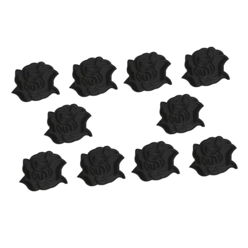 Angoily 10 Stück Stickereispatch Klein Stickereiflecken Nähen Blumen- Flicken Für Kleidung Dekorativ Sticken Stickstoff Rosenflecken Für Kleidung Dekoration Hochzeit Black Polyester Angoily 10 Stück Stickereispatch Klein Stickereiflecken Nähen Blumen- Flicken Für Kleidung Dekorativ Sticken Stickstoff Rosenflecken Für Kleidung Dekoration Hochzeit Black Polyester von Angoily