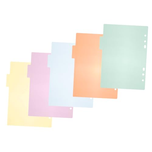 Angoily 10 Stück Teiler-Indextafel Organisator aus Papier Prämie Büro trennlaschen trennstreifen für ordner notizbuch Notizblock Kunststoff-Registerkarte Etikett für Indexteiler Plastik Angoily 10 Stück Teiler-Indextafel Organisator aus Papier Prämie Büro trennlaschen trennstreifen für ordner notizbuch Notizblock Kunststoff-Registerkarte Etikett für Indexteiler Plastik von Angoily