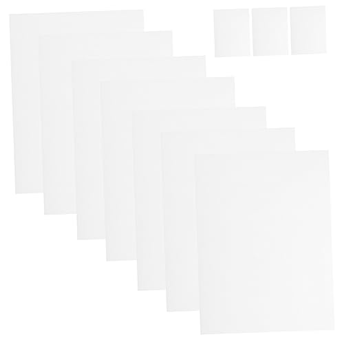 Angoily 10 Stück Teiliges Blanko Platten für Diy Projekte Dicke Posterboards für Kreative Bastelideen und Dekorationen von Angoily