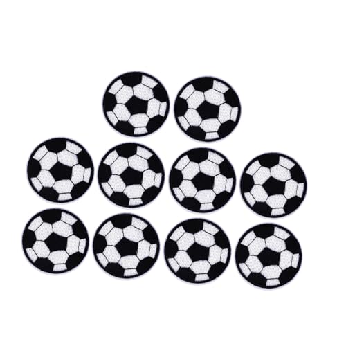 Angoily 10 Stück Teiliges Fußball Aufnäher Bestickte Stoff patches zum Aufbügeln und Nähen für Kleidung Taschen Hüte DIY Bastelprojekte und Textilreparatur Angoily 10 Stück Teiliges Fußball Aufnäher Bestickte Stoff patches zum Aufbügeln und Nähen für Kleidung Taschen Hüte DIY Bastelprojekte und Textilreparatur von Angoily
