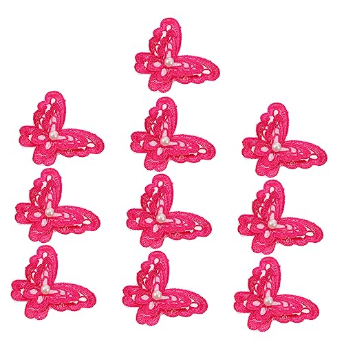 Angoily 10 Stück Teiliges Handgefertigte Organza Schmetterling Applikationen Leuchtendem Kreative Kleidungspatches zum Aufnähen für Diy Taschen Haarschmuck Pullover und Accessoires Angoily 10 Stück Teiliges Handgefertigte Organza Schmetterling Applikationen Leuchtendem Kreative Kleidungspatches zum Aufnähen für Diy Taschen Haarschmuck Pullover und Accessoires von Angoily
