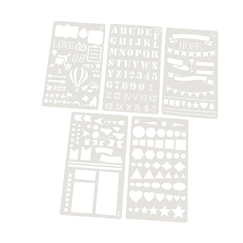 Angoily 10 Stück Teiliges Handgefertigte Schablonen für DIY Zeichnungen Kreative für Wandmalerei und Scrapbooking für Journaling und Kunstprojekte Angoily 10 Stück Teiliges Handgefertigte Schablonen für DIY Zeichnungen Kreative für Wandmalerei und Scrapbooking für Journaling und Kunstprojekte von Angoily