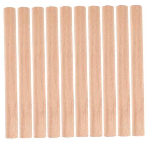 Angoily 10 Stück Teiliges Holz Dübelstäbe Vielseitige Bastelstäbe aus Robustem Holz für DIY Projekte Dekoration Modellbau Sicher und Glatt für Kreative Handwerksarbeiten Angoily 10 Stück Teiliges Holz Dübelstäbe Vielseitige Bastelstäbe aus Robustem Holz für DIY Projekte Dekoration Modellbau Sicher und Glatt für Kreative Handwerksarbeiten von Angoily