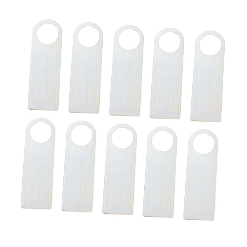 Angoily 10 Stück Teiliges Holz Türanhänger Blanko Retro Style DIY Bastelset für Tür und Wanddekoration Natürliche Holzplatten zum Beschriften und Gestalten für Heim Büro und Kreative von Angoily