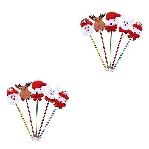 Angoily 10 Stück Teiliges LED Weihnachtsstifte Leuchtende Bunte Kugelschreiber Lustige Party Stifte für Erwachsene für Weihnachtsfeiern Festivals und Karneval Zufällige Angoily 10 Stück Teiliges LED Weihnachtsstifte Leuchtende Bunte Kugelschreiber Lustige Party Stifte für Erwachsene für Weihnachtsfeiern Festivals und Karneval Zufällige von Angoily
