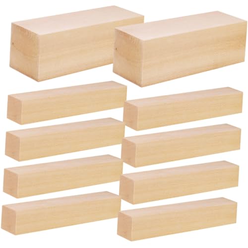Angoily 10 Stück Teiliges Lindenholz Schnitzblock Rechteckige Unbehandelte Basswood Holzblöcke für Anfänger und Profis Naturbelassen zum Schnitzen Basteln und DIY Holzarbeiten Angoily 10 Stück Teiliges Lindenholz Schnitzblock Rechteckige Unbehandelte Basswood Holzblöcke für Anfänger und Profis Naturbelassen zum Schnitzen Basteln und DIY Holzarbeiten von Angoily