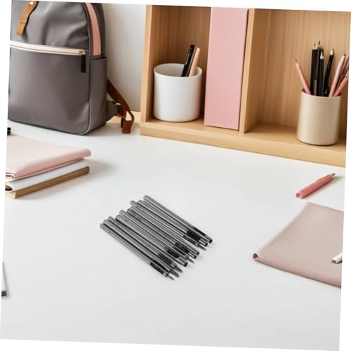 Angoily 10 Stück Teiliges Lochstanz aus Stahl Langlebiges Lederlochwerkzeug mit Vielseitigen Präzise Hohllocher für Gürtel Uhrenarmbänder Canvas Gummi und Papier für DIY Projekte von Angoily