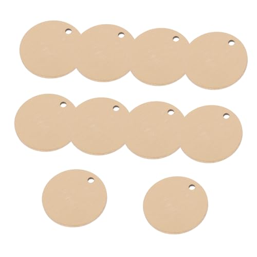 Angoily 10 Stück Teiliges Messing Blanko Runde Anhänger mit Loch Personalisierbare Nummernschilder aus Messing Einfache Montage Robuste DIY Etiketten für Schmuckherstellung und Angoily 10 Stück Teiliges Messing Blanko Runde Anhänger mit Loch Personalisierbare Nummernschilder aus Messing Einfache Montage Robuste DIY Etiketten für Schmuckherstellung und von Angoily