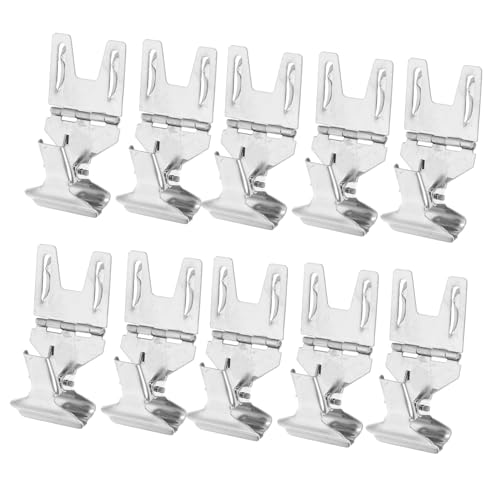 Angoily 10 Stück Teiliges Metall Preisschildhalter aus Langlebige Preisschild Klemmen mit Praktischem Clip Mechanismus Verstellbare Etikettenhalter für Supermärkte und Bäckereien Angoily 10 Stück Teiliges Metall Preisschildhalter aus Langlebige Preisschild Klemmen mit Praktischem Clip Mechanismus Verstellbare Etikettenhalter für Supermärkte und Bäckereien von Angoily