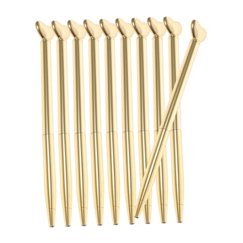 Angoily 10 Stück Teiliges Metallischer Kugelschreiber mit Herzförmiger Spitze Mittlere Mine Einziehbar Blaue Niedliches Schreibgerät für Valentinstag Hochzeit Büro und Besondere Anlässe Angoily 10 Stück Teiliges Metallischer Kugelschreiber mit Herzförmiger Spitze Mittlere Mine Einziehbar Blaue Niedliches Schreibgerät für Valentinstag Hochzeit Büro und Besondere Anlässe von Angoily
