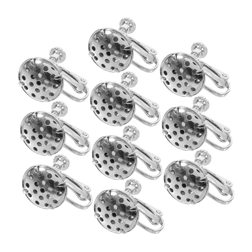 Angoily 10 Stück Teiliges Ohrringhaken Metall Polierte Oberfläche Robust und Langlebig Vielseitig für DIY Ohrschmuck und Gepiercte Ohrringe Runde Ohrstecker Zubehör für Handgefertigte Angoily 10 Stück Teiliges Ohrringhaken Metall Polierte Oberfläche Robust und Langlebig Vielseitig für DIY Ohrschmuck und Gepiercte Ohrringe Runde Ohrstecker Zubehör für Handgefertigte von Angoily