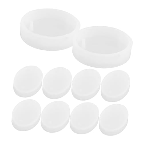 Angoily 10 Stück Teiliges Oval mit Aufhängeloch Langlebige Epoxidharz-ohrring Schlüsselanhänger-formen für DIY Schmuckherstellung Geeignet für Uv-harz und Vielfältige Schmuckkreationen Angoily 10 Stück Teiliges Oval mit Aufhängeloch Langlebige Epoxidharz-ohrring Schlüsselanhänger-formen für DIY Schmuckherstellung Geeignet für Uv-harz und Vielfältige Schmuckkreationen von Angoily