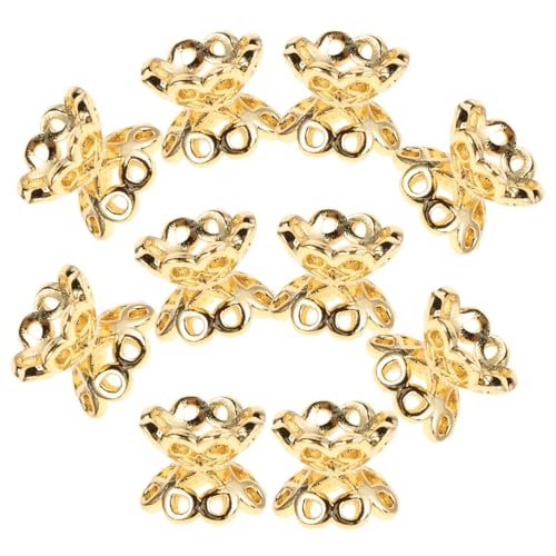 Angoily 10 Stück Teiliges Perlenkappen für DIY Schmuckherstellung Doppelseitige Spacer Beads für Armbänder und für Kreative Bastelprojekte und Schmuckdesign Angoily 10 Stück Teiliges Perlenkappen für DIY Schmuckherstellung Doppelseitige Spacer Beads für Armbänder und für Kreative Bastelprojekte und Schmuckdesign von Angoily