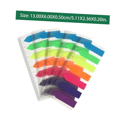Angoily 10 Stück Teiliges Pet Haftnotizen Transparente Wiederbeschreibbare Index Tabs mit Fluoreszierenden Farben Stark Haftend Leicht Ablösbar für Bücher Dokumente und Notizen Angoily 10 Stück Teiliges Pet Haftnotizen Transparente Wiederbeschreibbare Index Tabs mit Fluoreszierenden Farben Stark Haftend Leicht Ablösbar für Bücher Dokumente und Notizen von Angoily