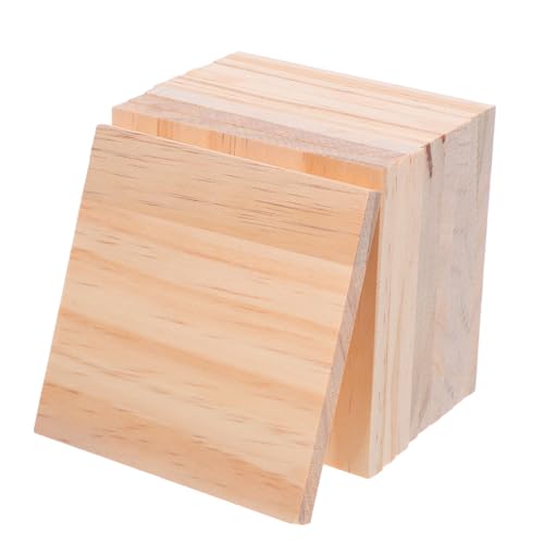 Angoily 10 Stück Teiliges Quadratische Blanke Holzblöcke Unlackierte Holzplatten zum Basteln Schnitzen Brennen Malen Naturbelassene DIY Holzklötze für Kreative Holzdeko Angoily 10 Stück Teiliges Quadratische Blanke Holzblöcke Unlackierte Holzplatten zum Basteln Schnitzen Brennen Malen Naturbelassene DIY Holzklötze für Kreative Holzdeko von Angoily