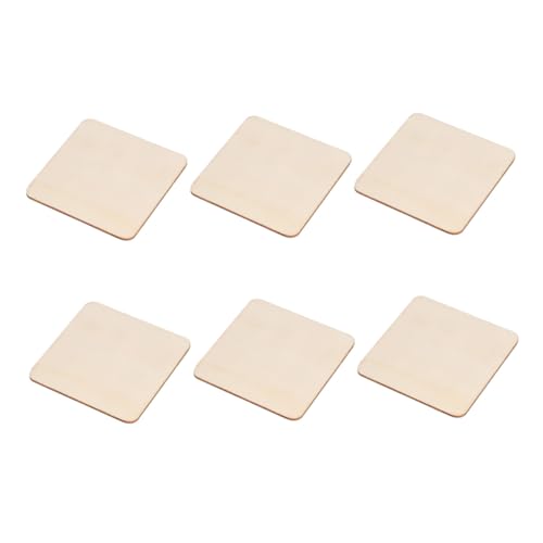 Angoily 10 Stück Teiliges Quadratische Naturbelassene Holzrohlinge Unbehandelte Holzteile zum Basteln Bemalen und Dekorieren für DIY Baumscheiben Scrapbooking und Epoxidharz-projekte Angoily 10 Stück Teiliges Quadratische Naturbelassene Holzrohlinge Unbehandelte Holzteile zum Basteln Bemalen und Dekorieren für DIY Baumscheiben Scrapbooking und Epoxidharz-projekte von Angoily