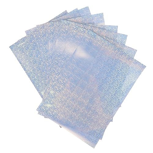 Angoily 10 Stück Teiliges Regenbogen Wasserdichtes Fotopapier für Tintenstrahldrucker Premium Reflektierendes Papier für Fotostudios und Kreative Projekte von Angoily