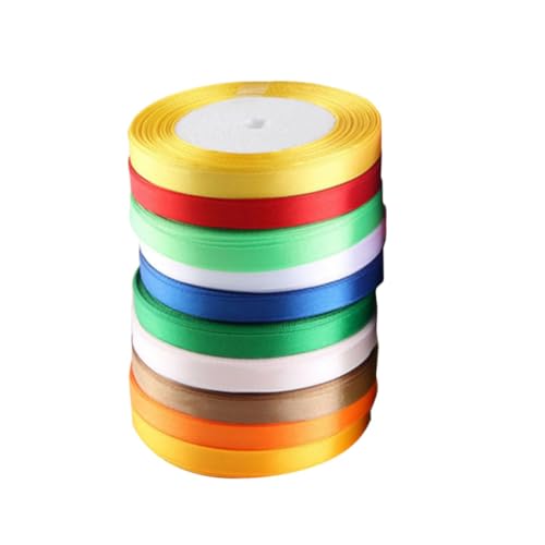 Angoily 10 Stück Teiliges Satin Geschenkband Breit Bunte Schleifenbänder aus Polyester für DIY Geschenkverpackung Hochzeit Party Dekorationen Langlebig Farbenfroh Zufällige Farbe Angoily 10 Stück Teiliges Satin Geschenkband Breit Bunte Schleifenbänder aus Polyester für DIY Geschenkverpackung Hochzeit Party Dekorationen Langlebig Farbenfroh Zufällige Farbe von Angoily