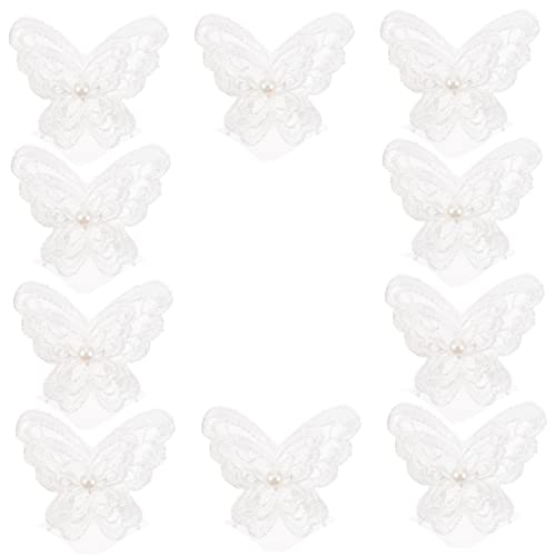 Angoily 10 Stück Teiliges Schmetterling Applikationen Weißer Organza Handgefertigte Diy Stoffpatches für Kleidung und Bastelprojekte Leichte Umweltfreundliche Textilaufnäher für Angoily 10 Stück Teiliges Schmetterling Applikationen Weißer Organza Handgefertigte Diy Stoffpatches für Kleidung und Bastelprojekte Leichte Umweltfreundliche Textilaufnäher für von Angoily
