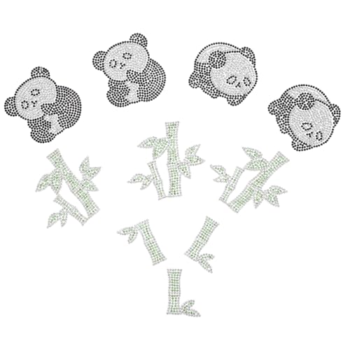 Angoily 10 Stück Teiliges Selbstklebende Panda Bügelbilder mit Strass Selbsthaftende Applikationen für Kleidung Taschen Hüte DIY Reparatur Dekoration Einfache Anwendung Modisches Zubehör Angoily 10 Stück Teiliges Selbstklebende Panda Bügelbilder mit Strass Selbsthaftende Applikationen für Kleidung Taschen Hüte DIY Reparatur Dekoration Einfache Anwendung Modisches Zubehör von Angoily