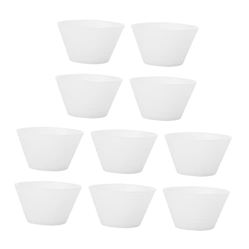 Angoily 10 Stück Teiliges Silikon Mischbecher für Epoxidharz Diy Tools zur Herstellung von Schmuck Gießen und Formen Wiederverwendbar und Langlebig von Angoily