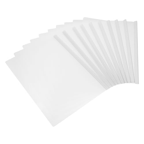 Angoily 10 Stück Teiliges Transparente Dokumentenmappe mit Schiebestab Klare Kunststoff Ordner mit Hebelclip Praktische Präsentations und Berichtsmappen für Büro und Schule Angoily 10 Stück Teiliges Transparente Dokumentenmappe mit Schiebestab Klare Kunststoff Ordner mit Hebelclip Praktische Präsentations und Berichtsmappen für Büro und Schule von Angoily