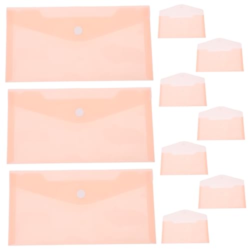 Angoily 10 Stück Teiliges Transparente Kunststoff dokumententaschen mit Sicherem Druckknopfverschluss Wasserfeste Aktenordner für Büro Schule und Zuhause zur Übersichtlichen Aufbewahrung Angoily 10 Stück Teiliges Transparente Kunststoff dokumententaschen mit Sicherem Druckknopfverschluss Wasserfeste Aktenordner für Büro Schule und Zuhause zur Übersichtlichen Aufbewahrung von Angoily
