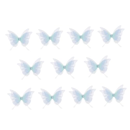 Angoily 10 Stück Teiliges Zarte Organdy Schmetterlings Patches mit Perlen Vielseitige Schmuck und Dekorationsapplikationen für DIY Haar Accessoires Kleidung Taschen Hüte und Mehr Angoily 10 Stück Teiliges Zarte Organdy Schmetterlings Patches mit Perlen Vielseitige Schmuck und Dekorationsapplikationen für DIY Haar Accessoires Kleidung Taschen Hüte und Mehr von Angoily