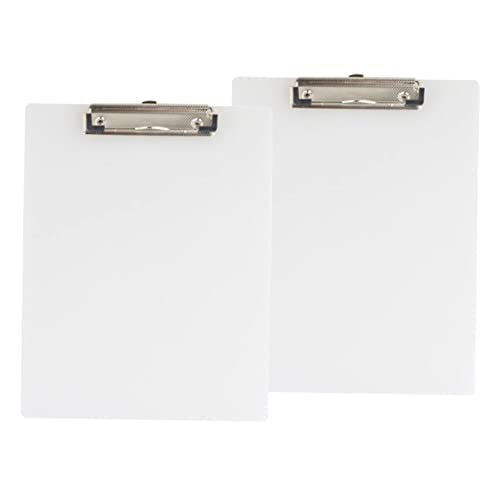 Angoily 10 Stück Trägerplatte für Schreibtafel A4-Klemmbrett Weiß Angoily 10 Stück Trägerplatte für Schreibtafel A4-Klemmbrett Weiß von Angoily
