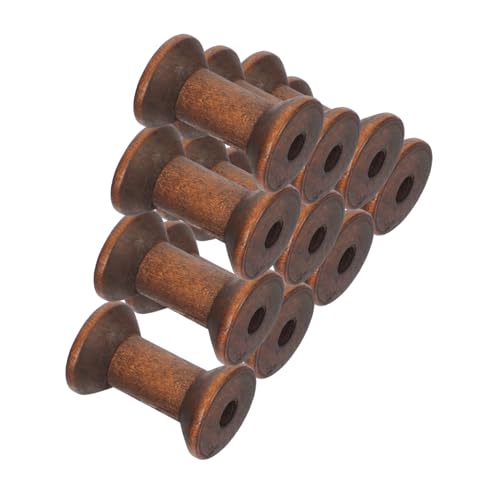 Angoily 10 Stück Vintage Garnspulen Aus Holz Natürliche Holzbandspulen Spulen Für Drahtweberei Kunsthandwerk Näh Und Stickprojekte Angoily 10 Stück Vintage Garnspulen Aus Holz Natürliche Holzbandspulen Spulen Für Drahtweberei Kunsthandwerk Näh Und Stickprojekte von Angoily