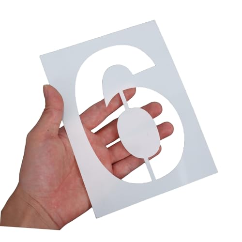 Angoily 10 Stück Wiederverwendbare Zahlen Schablonen Teiliges aus Robustem Große Malvorlagen für DIY Sprühmalerei Hausnummern Briefkastenschilder Wand und Dekorprojekte Angoily 10 Stück Wiederverwendbare Zahlen Schablonen Teiliges aus Robustem Große Malvorlagen für DIY Sprühmalerei Hausnummern Briefkastenschilder Wand und Dekorprojekte von Angoily