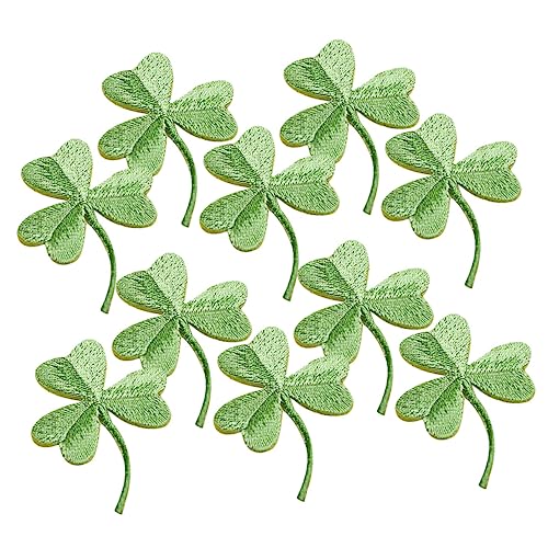 Angoily 10 Stück austauschbare Hutaufnäher Flicken für Kleidung austauschbare Hutflicken Patches für Hüte würfelunterlage säckchen bügeln Mantelflicken abriebfeste Hutaufnäher Stoff Green von Angoily