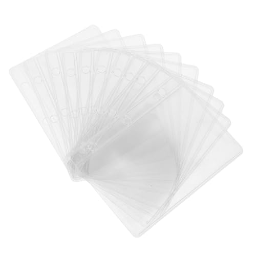 Angoily 10 Stück kleine Tasche für lose Blätter Bindemittel Beutel briefumschläge wiederverwendbare Ordnertasche Taschenmappen aus Papier Plastikgebundene Planer Einsätze Tasche PVC Angoily 10 Stück kleine Tasche für lose Blätter Bindemittel Beutel briefumschläge wiederverwendbare Ordnertasche Taschenmappen aus Papier Plastikgebundene Planer Einsätze Tasche PVC von Angoily