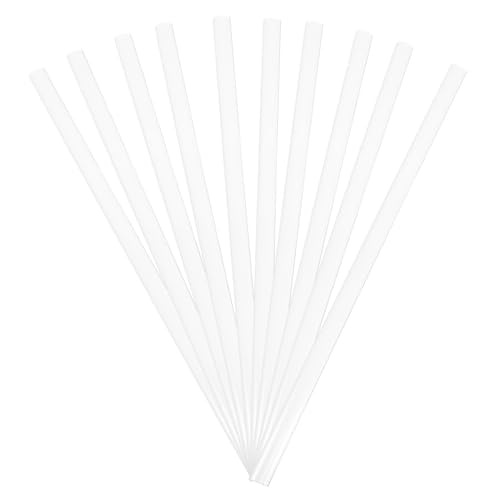 Angoily 10 Stück transparenter Ordner aktenkoffer aktentaschen Papierordner aktenordner Bindeleisten für Bücher Wirbelsäule Objektträgermappen aus Kunststoff Diaordner für Bücher Plastik von Angoily