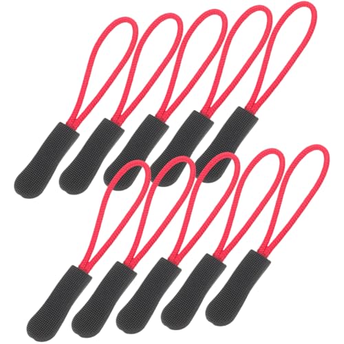 Angoily 10 Stücke Reißverschlussschieber Reißverschlussschieber Kordel Tab Reißverschlüsse Zip Tags Zip Slider Reißverschlussverlängerung Rot Angoily 10 Stücke Reißverschlussschieber Reißverschlussschieber Kordel Tab Reißverschlüsse Zip Tags Zip Slider Reißverschlussverlängerung Rot von Angoily