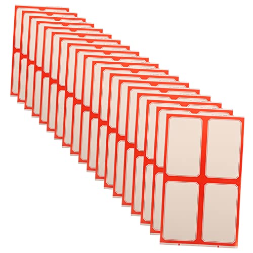 Angoily 100 Blatt Aufkleber beachten Etiketten Aufkleber Namensetiketten Paketetiketten Klebstoff the office sticker namens sticker Namensschild Namensvorräte Kupferplattenaufkleber Weiß von Angoily