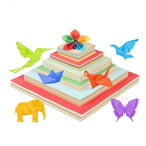 Angoily 100 Blatt Doppelseitiges Origami Papier Leuchtenden Farben Farben für Bastelprojekte und Kreative DIY Arbeiten für Erwachsene Angoily 100 Blatt Doppelseitiges Origami Papier Leuchtenden Farben Farben für Bastelprojekte und Kreative DIY Arbeiten für Erwachsene von Angoily