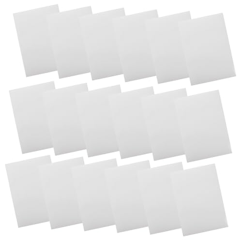 Angoily 100 Blatt Mattes Stickerpapier Etiketten pro Bogen Selbstklebend Bedruckbar für Tintenstrahl Laserdrucker Widerstandsfähige Kratzfeste Etiketten für Büro Haushalt Adress von Angoily