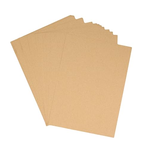 Angoily 100 Blatt Retro Kraftpapier Blanko Schreibpapier für Briefe Vintage Briefpapier für Diy Kalligraphie Hochwertiges Bastelpapier von Angoily