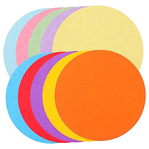 Angoily 100 Blatt Rundes Farbiges Papier Rundes Bastelpapier Konstruktionspapier Kreise Kinderstaffelei Grünes Geschenkpapier Staffeleipapier Malpapier Großes Zeichenpapier Für von Angoily