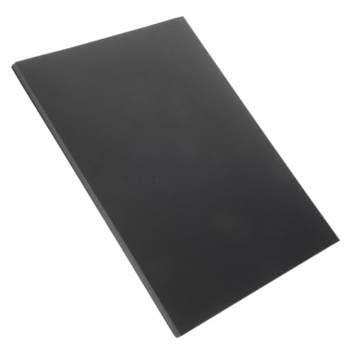Angoily 100 Blatt Schwarzes Kartonpapier Glatte Oberfläche für Schüler Malpapier Marker Stifte Basteln Handgefertigte Grußkarten Tragbar für Kunst und DIY Projekte von Angoily