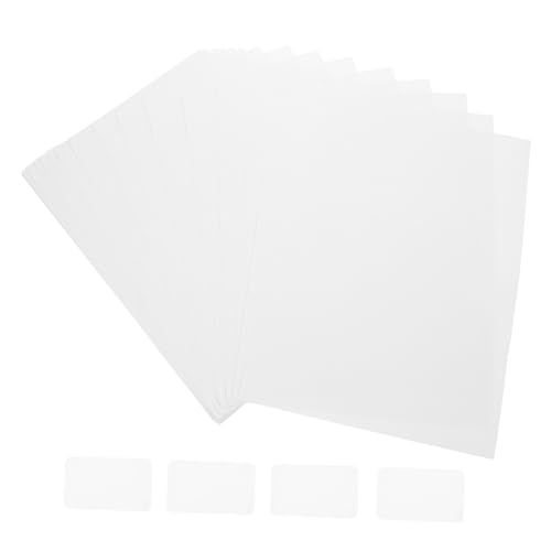 Angoily 100 Blatt Selbstklebende Etiketten Aufkleber pro Bogen Weiß Haftend Stark für Versand Lager Büro Beschriftbar Klebeetiketten für Adressetiketten und Inventarmanagement Angoily 100 Blatt Selbstklebende Etiketten Aufkleber pro Bogen Weiß Haftend Stark für Versand Lager Büro Beschriftbar Klebeetiketten für Adressetiketten und Inventarmanagement von Angoily