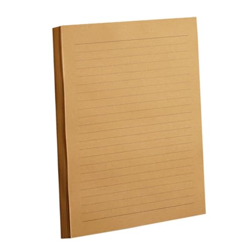 Angoily 100 Blatt Vintage Briefpapier Retro Schreibpapier Kraftpapier mit Langlebig und Vielseitig für Briefe Notizen Kalligrafie für Schule Büro und Kreative Anwendungen Angoily 100 Blatt Vintage Briefpapier Retro Schreibpapier Kraftpapier mit Langlebig und Vielseitig für Briefe Notizen Kalligrafie für Schule Büro und Kreative Anwendungen von Angoily