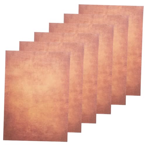 Angoily 100 Blatt Vintage-Kompositionspapier Antiquität Einladung retro Und dickes papier Vintage-Briefpapier Schreibpapier dekoratives leeres Papier doppeltes Offsetpapier Dark Brown Angoily 100 Blatt Vintage-Kompositionspapier Antiquität Einladung retro Und dickes papier Vintage-Briefpapier Schreibpapier dekoratives leeres Papier doppeltes Offsetpapier Dark Brown von Angoily