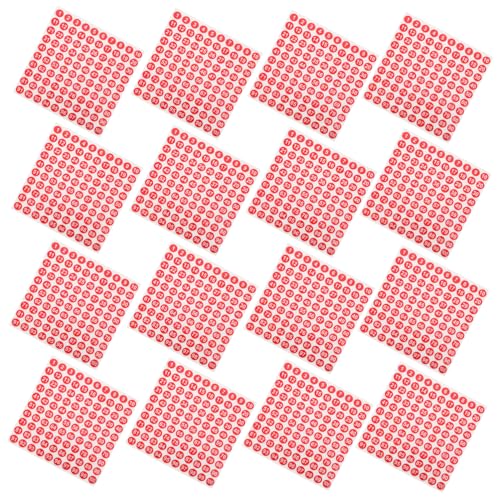 Angoily 100 Blatt Wasserdichte Selbstklebende Zahlenaufkleber Etiketten Klare Ziffern Nummerierte Klebeetiketten Markieren von Werkzeugkisten Mülltonnen Hängern Geeignet von Angoily